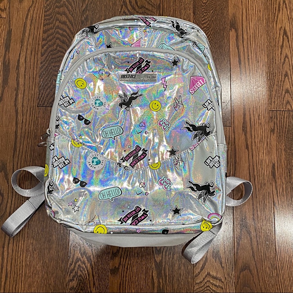 {Justice} Iridescent Backpack
